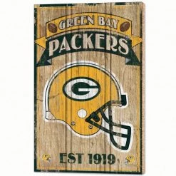 Wincraft GREEN BAY PACKERS WOOD SIGNS - 1/2" THICK 15" X 24"