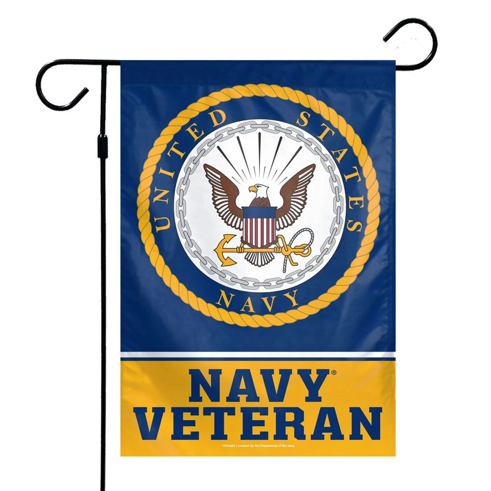 Wincraft NCAA U.S Navy Veteran Garden Flag 3 Wincraft NCAA U.S Navy Veteran Garden Flag