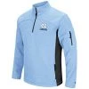Colosseum North Carolina Coliseum Tar Heels Mens Advantage Quarter Zip Closure Pullover, Carolina Blue NCAA