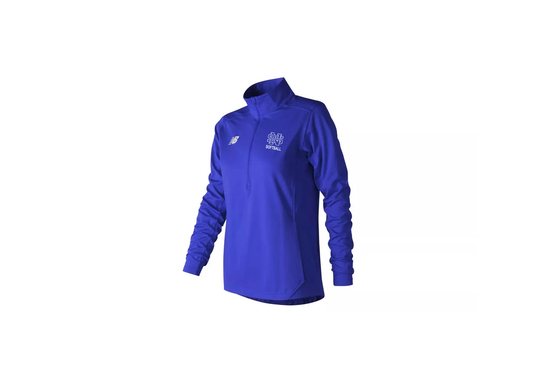 NCAA New Balance Women's NORTH SURRY Lightweight Solid Half Zip Jacket 3 NCAA New Balance Women's NORTH SURRY Lightweight Solid Half Zip Jacket