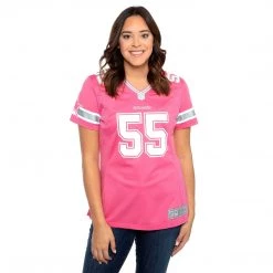 NIKE Dallas Cowboys Womens Leighton Vander Esch #55 Pink Jersey