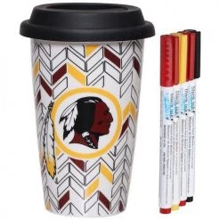 EVERGREEN Washington Redskins Just Add Color Travel Cup