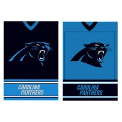 EVERGREEN Carolina Panthers Double Sided Jersey House Flag NFL