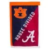 EVERGREEN Alambama/Auburn NCAA House Divided House Flag