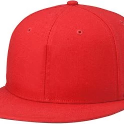 Richardson PTS65 Surge Fitted Custom Baseball Cap Red Embroidery Available