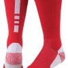 PROFEET Pro Feet 238 Pro Feet Performance Shooter 2.0 Socks - Red White Size MED 9 - 11