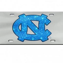 Wincraft North Carolina, University Of Acrylic Classic License Plates Glitter NCAA