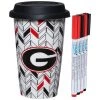 EVERGREEN Georgia Bulldogs Just Add Color Travel Cup 1 EVERGREEN Georgia Bulldogs Just Add Color Travel Cup