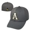 TOP OF THE WORLD NCAA BOOSTER PLUS APPALACHIAN ST ONE FIT CHARCOAL GREY