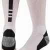 PROFEET Pro Feet 238 Pro Feet Performance Shooter 2.0 Socks - White Black SIZE MED 9 - 11 NCAA