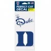 Wincraft NCAA DUKE UNIVERSITY PERFECT CUT DECAL SET OF TWO 4" X 4" 2 Wincraft NCAA DUKE UNIVERSITY PERFECT CUT DECAL SET OF TWO 4" X 4"