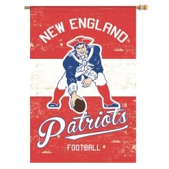 EVERGREEN New England Pats Vintage Throwback House Flag