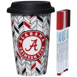 EVERGREEN Alabama Crimson Tide Just Add Color Travel Cup NCAA
