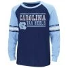 Colosseum North Carolina Tar Heels Youth NCAA Marble Raglan Long Sleeve T-Shirt - Team Color