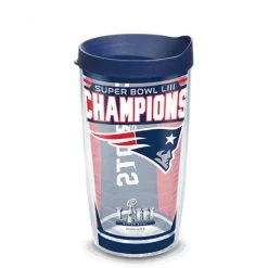 Tervis NFL® New England Patriots Super Bowl 53 Champions Wrap With Travel Lid