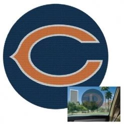 Wincraft Chicago Bears Perforated Vinyl Decal Sticker Emblem 8x8 NFL