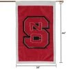 EVERGREEN North Carolina State Wolfpack 28'' X 44'' Red Team Logo Applique Flag NCAA