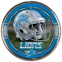 Wincraft NFL Detroit Lions Chrome Clock