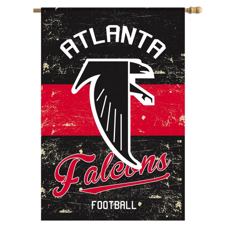 EVERGREEN Atlanta Falcons Vintage Linen House Flag NFL 3 EVERGREEN Atlanta Falcons Vintage Linen House Flag NFL