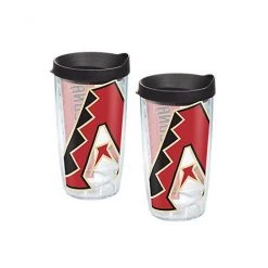 AtlanticCoastSports NCAA Tervis MLB® Arizona Diamondbacks™ Colossal Wrap With Travel Lid 2-Pack Gift Set - Boxed