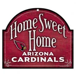 Wincraft NFL - Arizona Cardinals Home Sweet Home Wood Sign