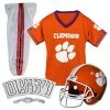 FRANKLIN NCAA Clemson Tigers College Football Deluxe Uniform 5 Piece Set (SMALL) 4-6