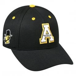 TOP OF THE WORLD APPALACHIAN ST ADJUSTABLE STRAP BLACK TRIPLE THREAT NCAA