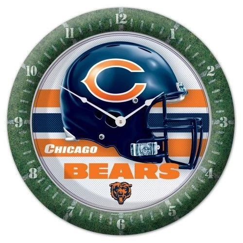 Wincraft NFL Round Wall Game Clock New Chicago Bears 3 Wincraft NFL Round Wall Game Clock New Chicago Bears