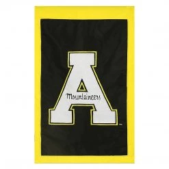 EVERGREEN 2-1/3 Ft. X 3-2/3 Ft. Appalachian State University Applique House Flag NCAA