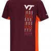 Colosseum Virginia Tech Hokies NCAA "Power Set" Youth Short Sleeve Performance T-Shirt
