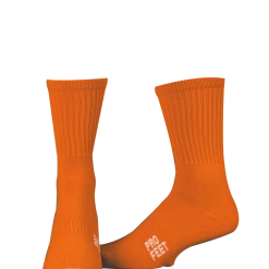 PROFEET NCAA Pro Feet 385 Colored Crew Socks -- Orange