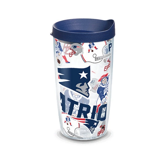 Tervis NFL® New England Patriots All Over Wrap With Travel Lid 3 Tervis NFL® New England Patriots All Over Wrap With Travel Lid