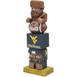 EVERGREEN West Virginia Mountaineers Tiki Totem NCAA