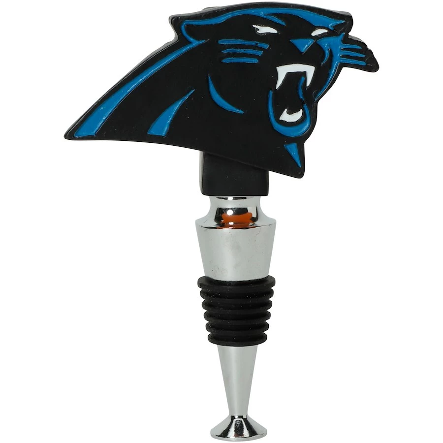 EVERGREEN Carolina Panthers Logo Bottle Stopper 3 EVERGREEN Carolina Panthers Logo Bottle Stopper