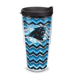 TERVIS Panthers Chevron Wrap With Travel Lid