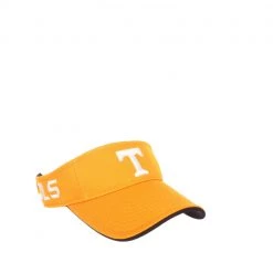 NCAA Tennessee (Knoxville) Volley Visor (T) Light Orange VaporTech Adjustable Hat By Zephyr