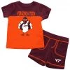 Colosseum NCAA Virginia Tech VT Hokies Infant T-Shirt And Shorts Boy's 2-Pc Set