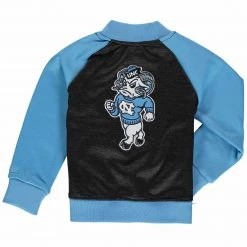 North Carolina Tar Heels Colosseum Toddler Goonies Fleece Bomber Full Zip Jacket Navy/Blue NCAA