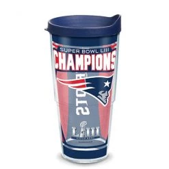 Tervis NFL® New England Patriots Super Bowl 53 Champions Wrap With Travel Lid