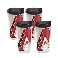 AtlanticCoastSports NCAA Tervis MLB® Arizona Diamondbacks™ Colossal Wrap With Travel Lid 2-Pack Gift Set - Boxed