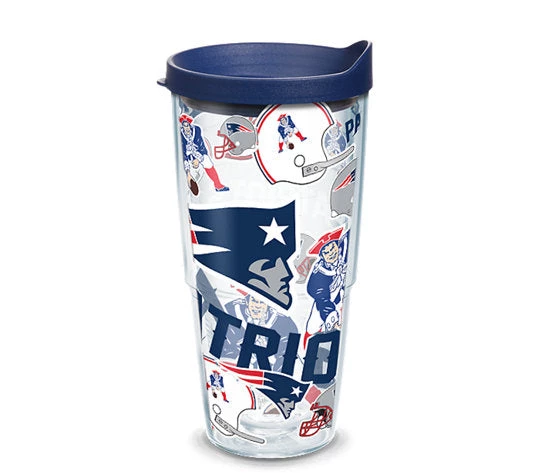Tervis NFL® New England Patriots All Over Wrap With Travel Lid 5 Tervis NFL® New England Patriots All Over Wrap With Travel Lid