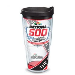 TERVIS NCAA NASCAR® - DAYTONA 500 PATTERN Wrap With Travel Lid 5 Sizes Available