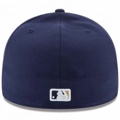 Milwaukee Brewers New Era Authentic Collection On Field 59FIFTY Fitted Hat - Navy Size 7