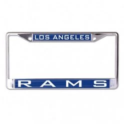 Wincraft Los Angeles Rams Inlaid Metal Lic Plate Frame