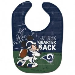Wincraft Los Angeles Rams / Disney Mickey Mouse All Pro Baby Bib