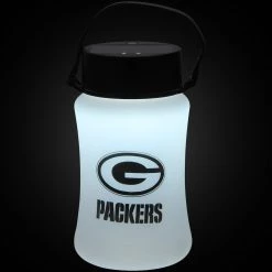 AtlanticCoastSports Green Bay Packers Frosted Silicone Solar Lantern