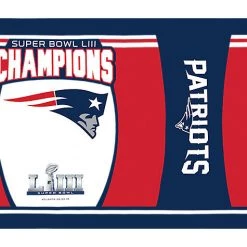 Tervis NFL® New England Patriots Super Bowl 53 Champions Wrap With Travel Lid 7 Tervis NFL® New England Patriots Super Bowl 53 Champions Wrap With Travel Lid