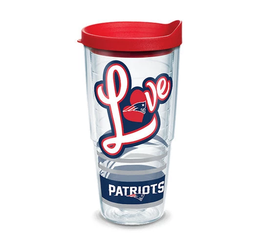 Tervis NFL® New England Patriots Love Wrap With Travel Lid 5 Tervis NFL® New England Patriots Love Wrap With Travel Lid