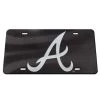 Wincraft Atlanta Braves Black Acrylic Classic License Plates 2 Wincraft Atlanta Braves Black Acrylic Classic License Plates