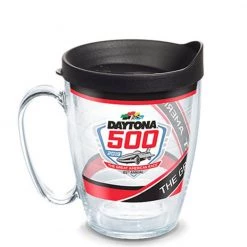TERVIS NCAA NASCAR® - DAYTONA 500 PATTERN Wrap With Travel Lid 5 Sizes Available